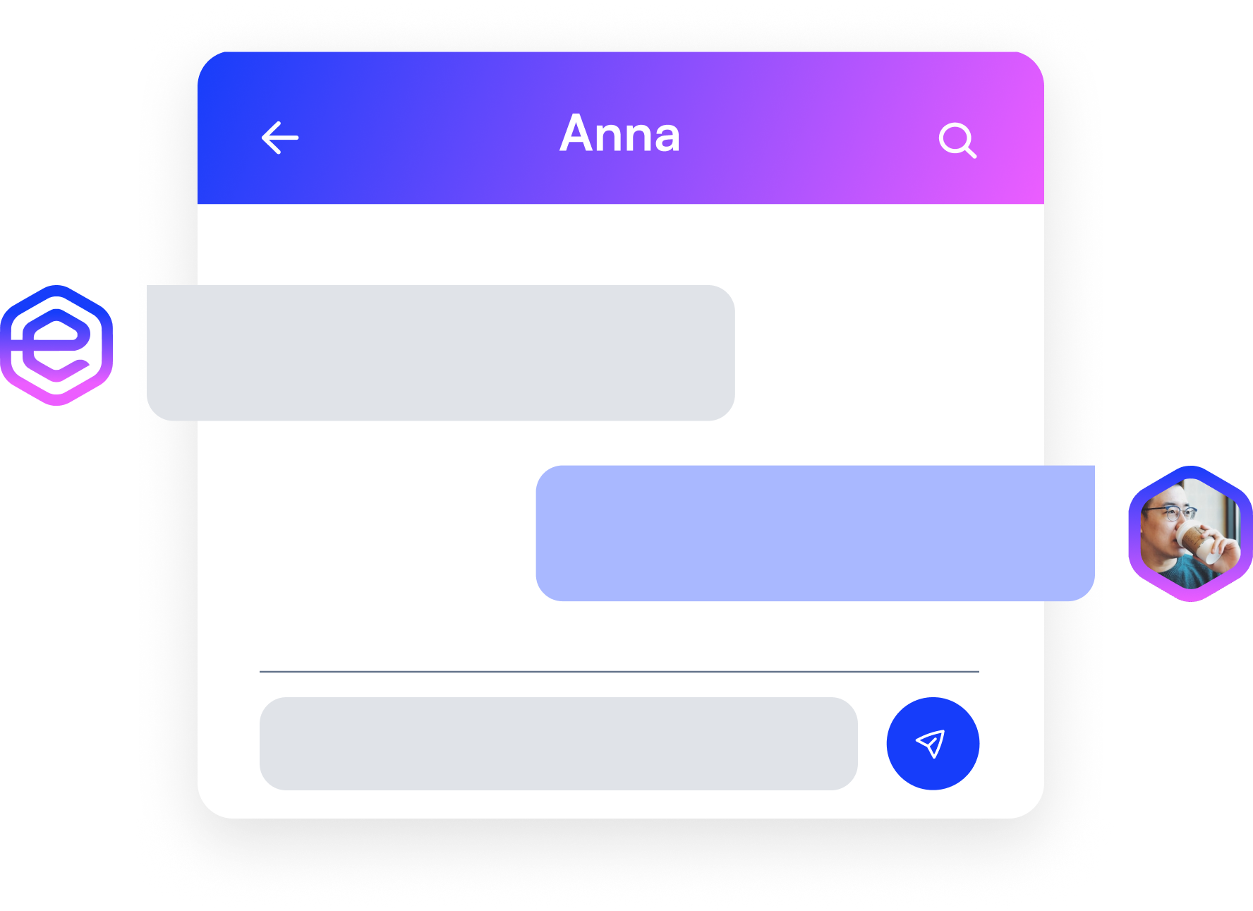 Conversation by text with Anna preview