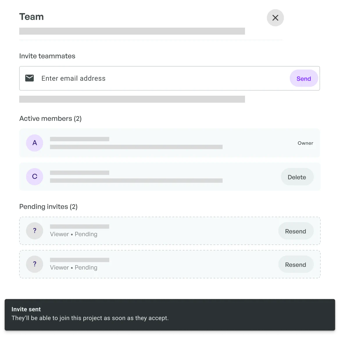 Team collaboration